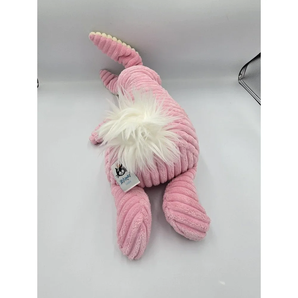 JELLYCAT Medium Cordy Roy Bunny Hare Plush Stuffed Animal Pink & Cream